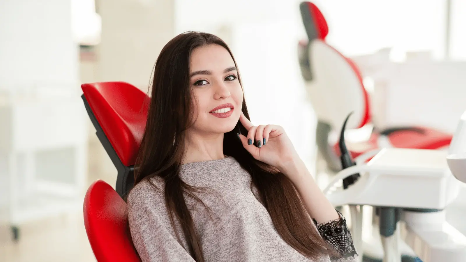 Cosmetic Dentistry - patient smiling